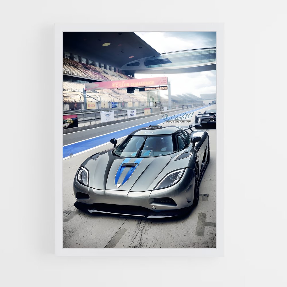 Poster Agera Raptor – affiche Koenigsegg (vue 3)